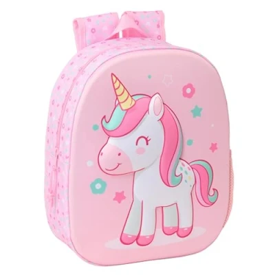 Afbeelding van Kinderrugzak Safta Roze 27 x 33 10 cm 3D