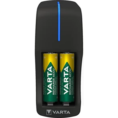 Afbeelding van Varta Minilader (2 Pcs., AA, 2100 mAh, Oplaadbare batterijen + lader), Acculader