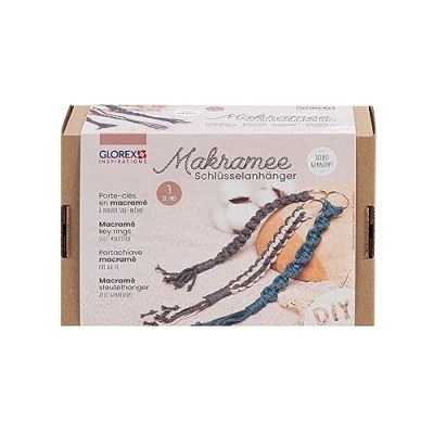 Afbeelding van Glorex Macramé sleutelhanger