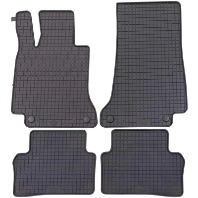 Afbeelding van Petex 44310 Vloermatset Rubber voor en achter 4 zwart MERCEDES BENZ: E Class Saloon