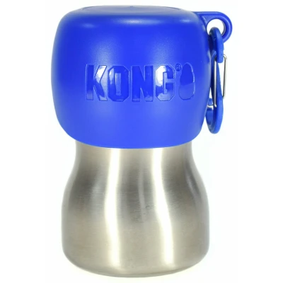 Afbeelding van Kong H2O Drinkfles Rvs Blauw 280 ML (398370)