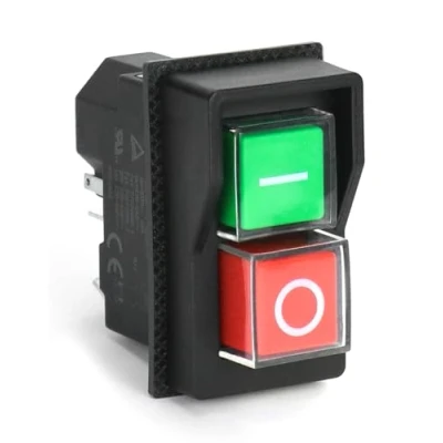 Afbeelding van QWORK® 5 polige elektromagnetische schakelaar KJD17, veiligheidsschakelaar, AC250V 16A