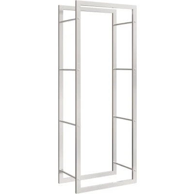 Afbeelding van Haardhoutrek 50x28x132 cm roestvrij staal