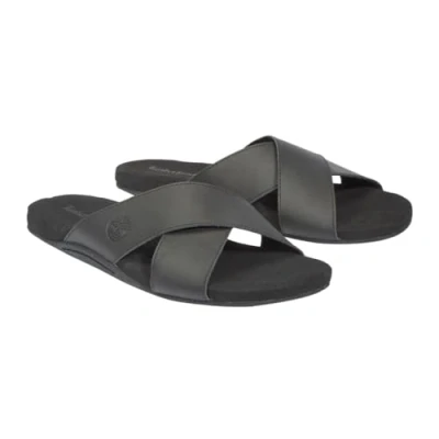 Afbeelding van Timberland Seaton Bay SLIDE SANDAL JET BLACK Heren Sandalen Maat 40