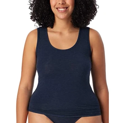 Afbeelding van Schiesser Atmungsaktiv Personal FIT Hemd, Dames, Maat: Small, Blau