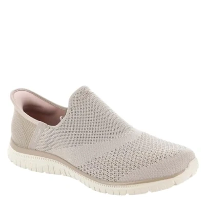 Afbeelding van Skechers Slip ins: Virtue Sleek 104425 TPE, Vrouwen, Grijs, Sneakers,Sportschoenen, maat: 38,5