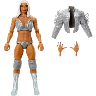 Afbeelding van Mattel WWE Elite JCJ08 Serie #116 Cargill Jade verzamelfiguur met 25 bewegingspunten en verwisselbare handen