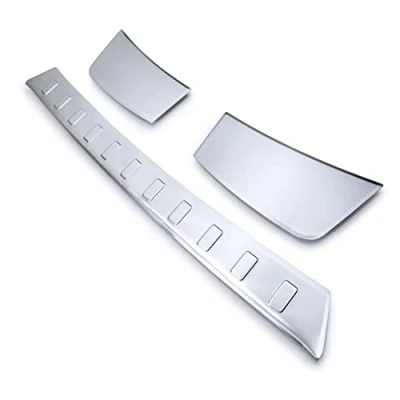 Afbeelding van tuning art BL952 bumperbescherming voor Opel Grandland X 2017 2021, kleur: zilver