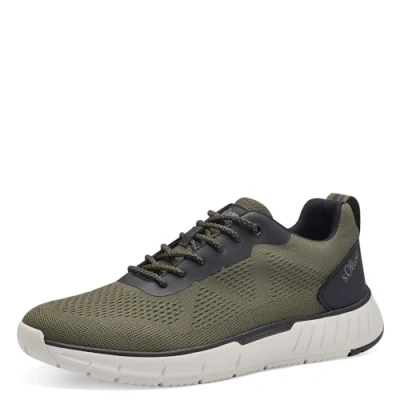Afbeelding van s.Oliver Modieuze sneakers voor heren 5 13634 42, maat: 43 EU, kleur: groen