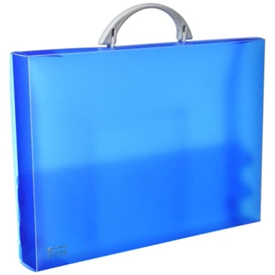 Afbeelding van Grafoplás 30100530 schoolkoffer van polypropyleen, 345 x 245 40 mm, blauw