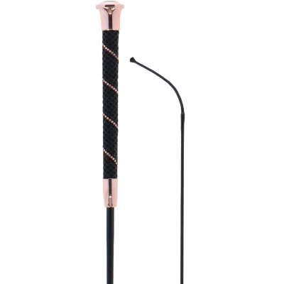 Afbeelding van BR Dressuurzweep Andromeda Zwart/Rosé 100cm Agradi.be