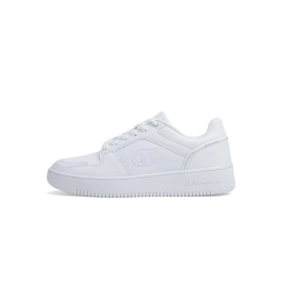 Afbeelding van Champion Rebound 2.0 LOW Basketbalschoenen, Dames, Maat: 38.5, Triple white Hoogwaardig imitatieleer
