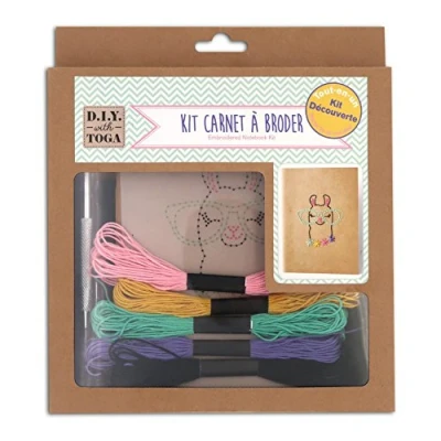 Image de Toga Kit DIY carnet à broder Lama