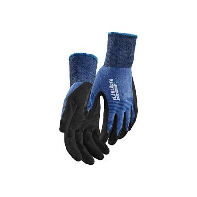 Afbeelding van Blaklader Werkhandschoen nitril gedipt 2932 1455 Korenblauw