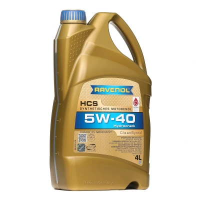 Afbeelding van Ravenol HCS 5W 40 4L Motorolie 1112105 004 01 999 VOLKSWAGEN: Golf 7, 5, Polo IV Hatchback, MERCEDES BENZ: E Class Saloon, C Saloon