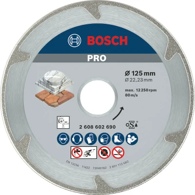 Afbeelding van Bosch Accessories 2608602690 Power Tools Diamanten doorslijpschijf Diameter 125 mm 1 stuk(s)