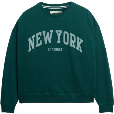 Afbeelding van Superdry Sweater, Dames, Maat: 38, Dark pine green