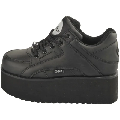Afbeelding van Buffalo Sneakers laag, Dames, Maat: 38, Black Pu