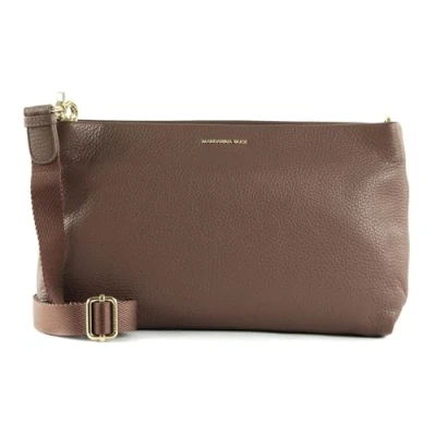 Afbeelding van MANDARINA DUCK Leren Schoudertas Mellow Leather Crossover Bag Balsamic Bruine