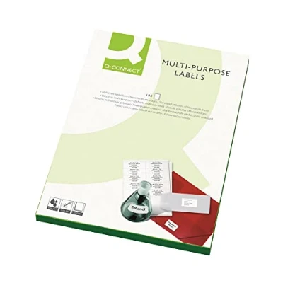 Afbeelding van Q Connect KF01583 multifunctionele etiketten, 1800 stuks
