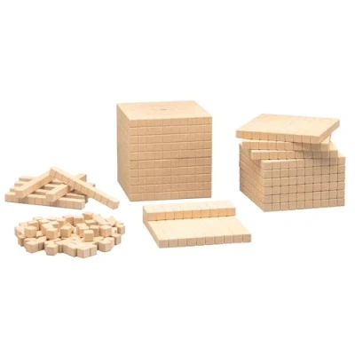 Afbeelding van MAB Materiaal STARTER SET NATUREL RE WOOD ook voor thuisonderwijs