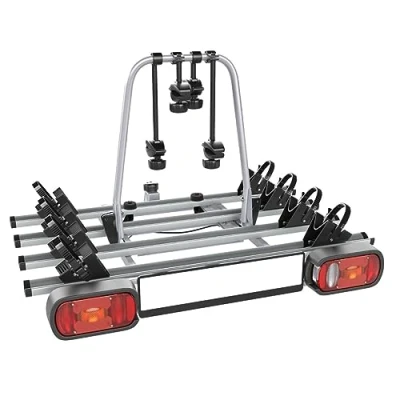 Afbeelding van AHIRO4 fietsendrager trekhaak voor 4 afsluitbare fietsen van staal en aluminium