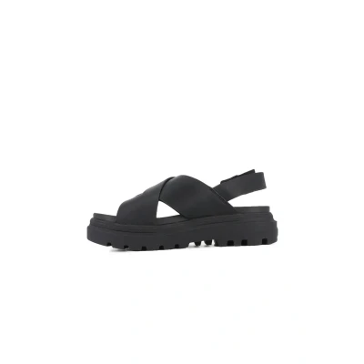 Afbeelding van Palladium Sandalen met plateauzool, Dames, Maat: 40, Black Leer