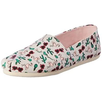 Afbeelding van TOMS Alpargata Loafer Flat, mocassin plat dames, flamingo grijs