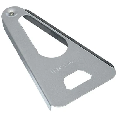 Afbeelding van Westmark Multifunctionele flesopener in vintage verpakking, staal/rubber, 17 x 9,8 1,5 cm, twist, zilver, 1050RT60
