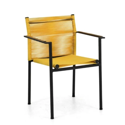 Afbeelding van Apple Bee Diningstoel Jakarta Geel 82,00cm x 52,00cm 56,00cm