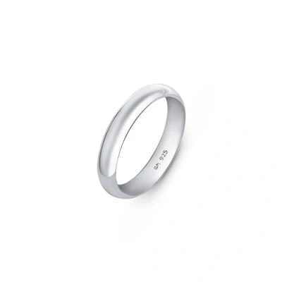 Afbeelding van Amberta Trouwring voor dames van 925 sterling zilver