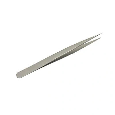 Afbeelding van EMEDA Volume wimper pincetten Recht Vetus pincet van roestvrij staal voor het bevestigen individuele wimperextensions Professioneel make up 00 SA straight lash tweezers