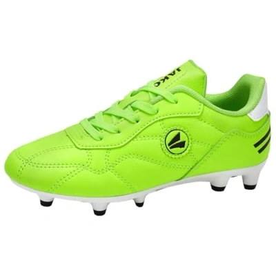 Afbeelding van JAKO JSFG Signature Unisex Voetbalschoenen met kunststof noppen voor kinderen, Maat: 31, Neon yellow/jet black Pu