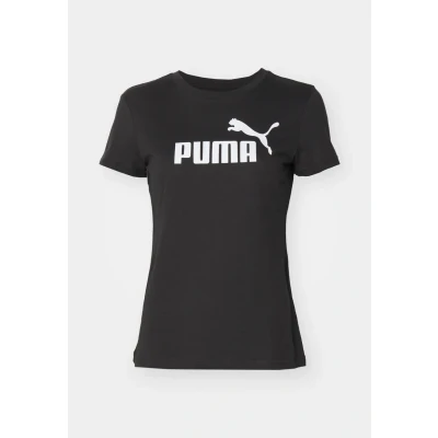 Afbeelding van ESS No. 1 T shirt met logo voor Dames, Zwart, Maat 3XL PUMA