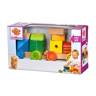 Afbeelding van Eichhorn Houten Trein 11dlg.