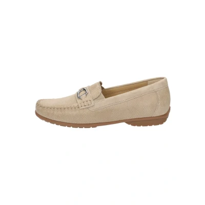 Afbeelding van Sioux CORTIZIA723H Mocassins, Dames, Maat: 35.5, Beige Veloursleer