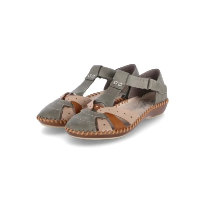 Afbeelding van Rieker Sandalen, Dames, Maat: 41, Green Kunststof