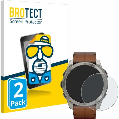Afbeelding van BROTECT Beschermer Anti verblinding, Smartwatch beschermfolie, Zwart