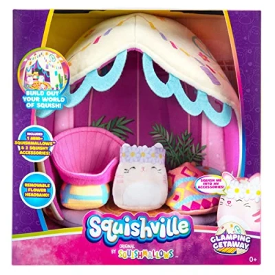 Afbeelding van Squishville Glamping Getaway Deluxe Play Scene (Squishville by Squishmallows)