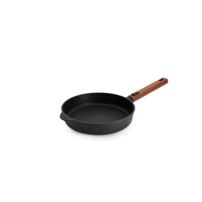 Afbeelding van WOLL EcoLogic QXR Koekenpan inductie met houten afneembare greep Ø240mm Zwart