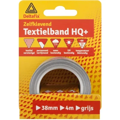 Afbeelding van Deltafix ducttape zelfklevend textielband hq+ bruin 4 m x 38 mm