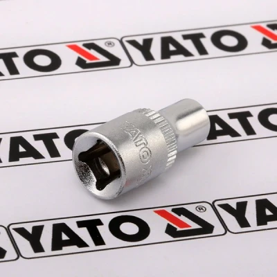 Afbeelding van YATO YT 05213 Steeksleutelelement Torx DIN2124 E6 Chroom vanadium staal
