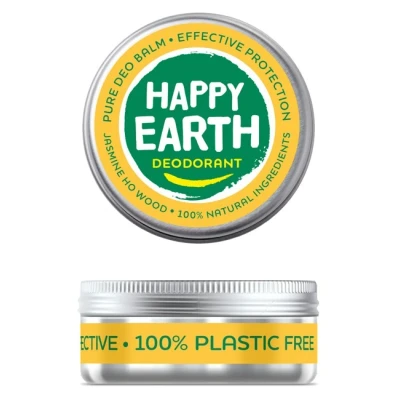 Afbeelding van Happy Earth 100% Natuurlijke Deo Balm Jasmine Ho Wood