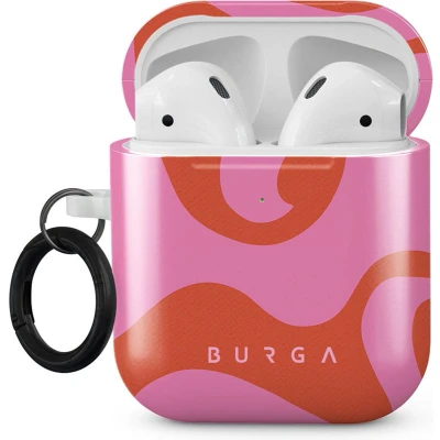 Afbeelding van Burga Hoesje Geschikt voor Airpods 1 / 2 case roze