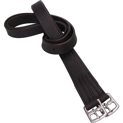 Afbeelding van Horka Stijgbeugelriem Leer Bruin/zilver 155