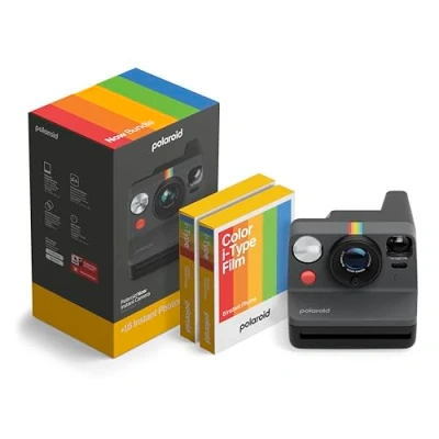 Afbeelding van Polaroid NOW Gen3 Instant Camera Pack + Kleurenfilm (16 foto&#039;s) Zwart (6560)