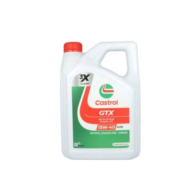 Afbeelding van Motorolie Castrol GTX 15W40 A3/B3 4L 15809F