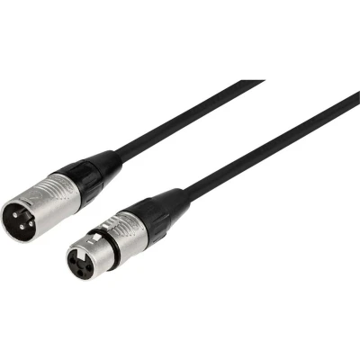 Afbeelding van Monacor MECR 1000/SW XLR Kabel [1x stekker 1x bus] 10 m Zwart
