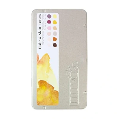 Afbeelding van Nuvo watercolour potloden hair &amp; skin tones 521N
