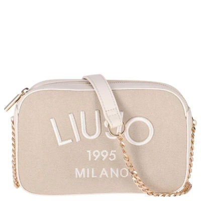 Afbeelding van Liu Jo dames Crossbodytas van canvas met logoborduring